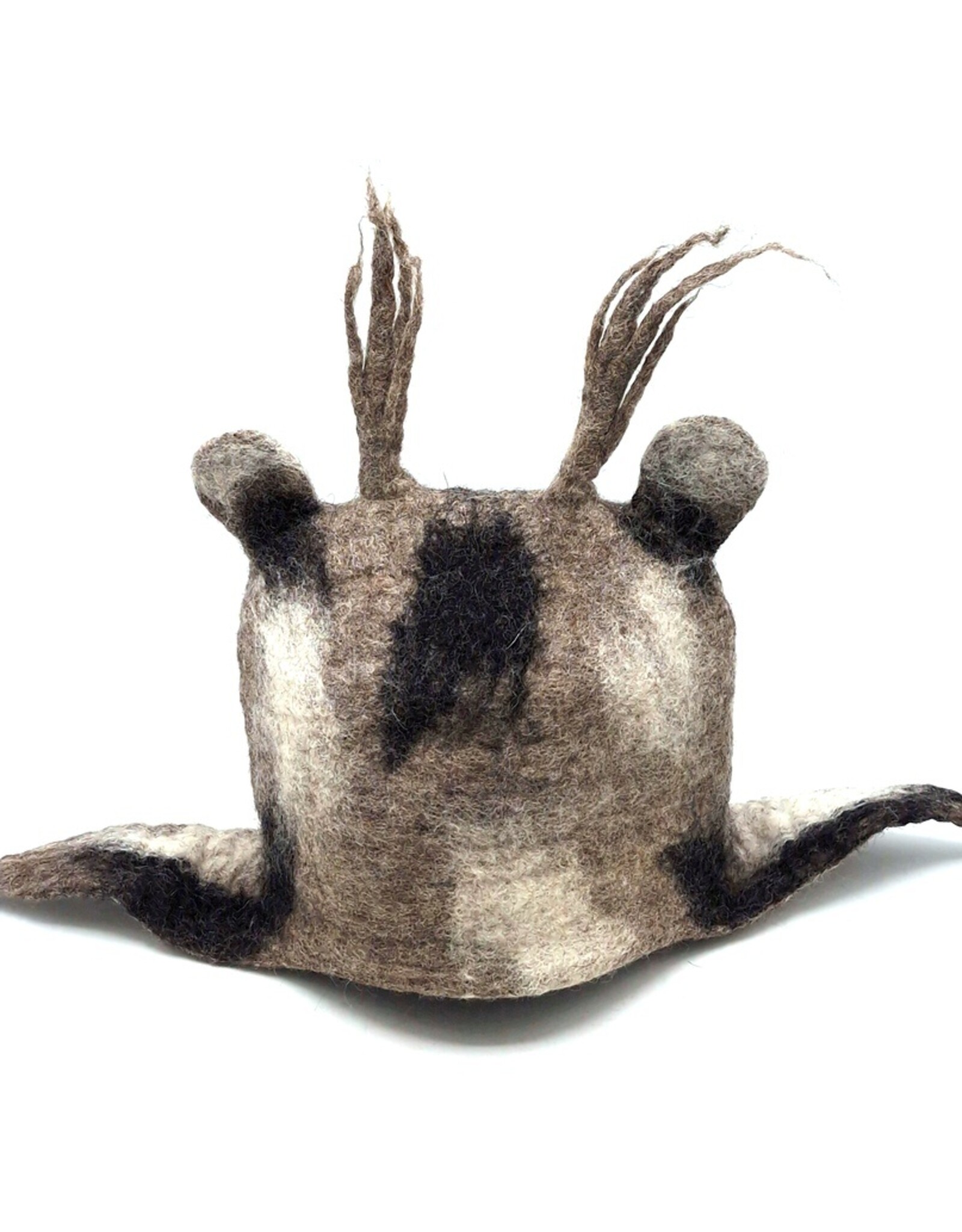 Trukado Miscellaneous - Felt Fantasy hat - Sauna cap ‘Deer’  hand-felted, 100% wool