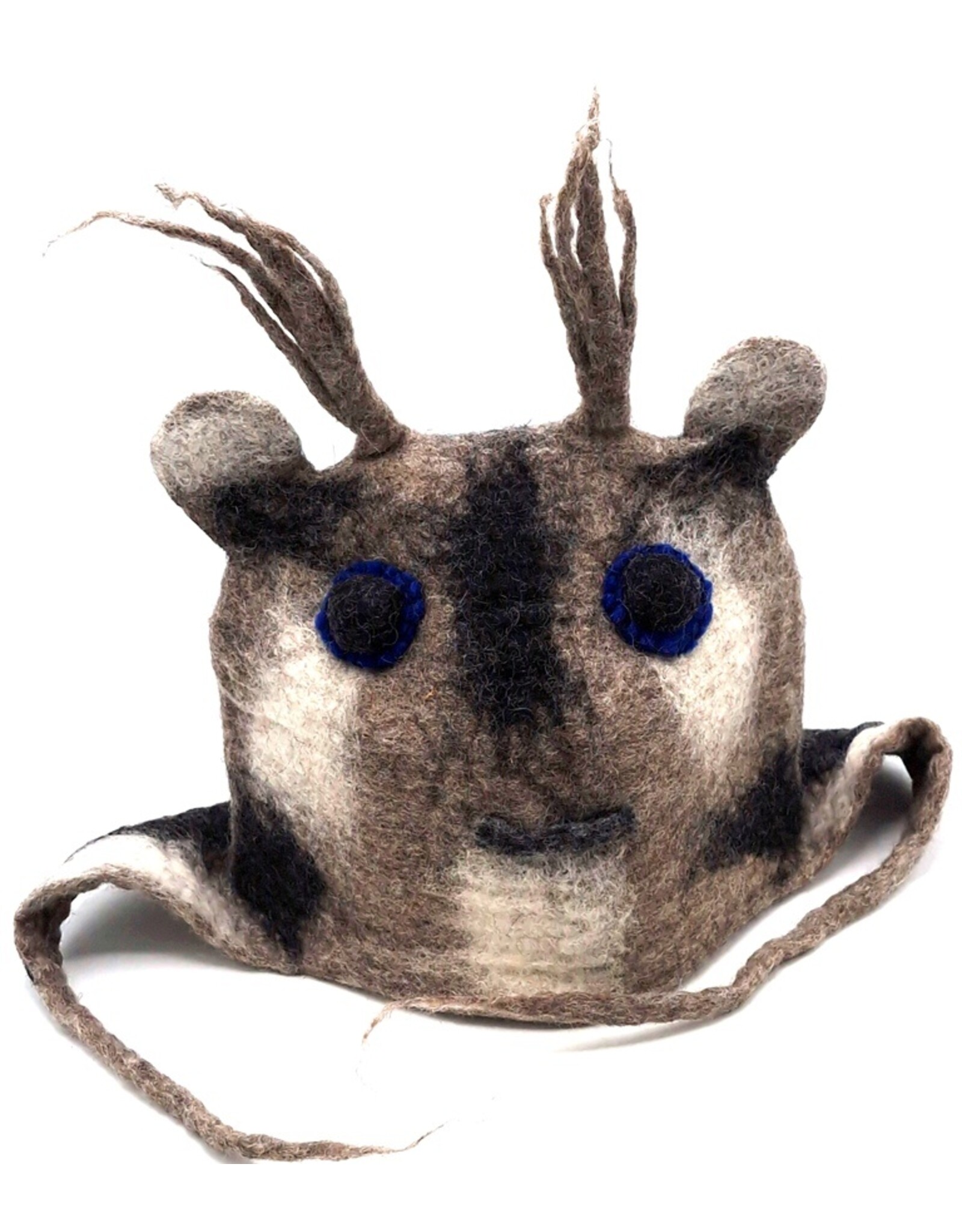 Trukado Miscellaneous - Felt Fantasy hat - Sauna cap ‘Deer’  hand-felted, 100% wool