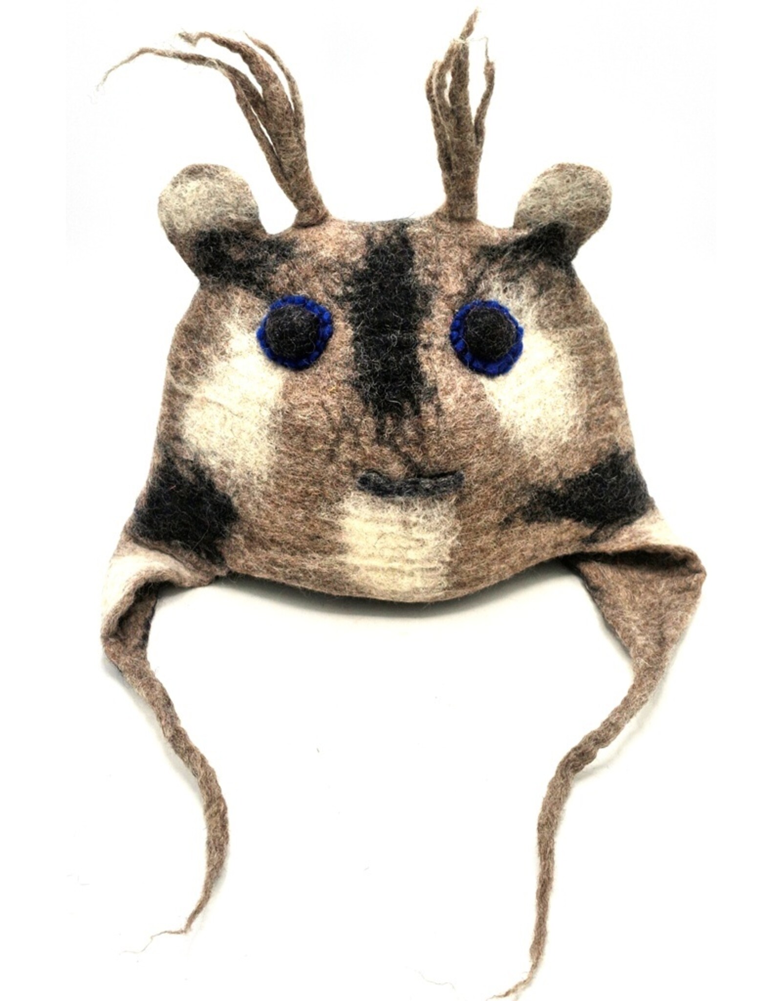 Trukado Miscellaneous - Felt Fantasy hat - Sauna cap ‘Deer’  hand-felted, 100% wool
