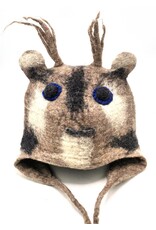 Trukado Miscellaneous - Felt Fantasy hat - Sauna cap ‘Deer’  hand-felted, 100% wool