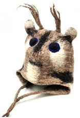 Trukado Miscellaneous - Vilten Fantasy muts-Sauna muts "Hert"  handgevilt, 100% wol