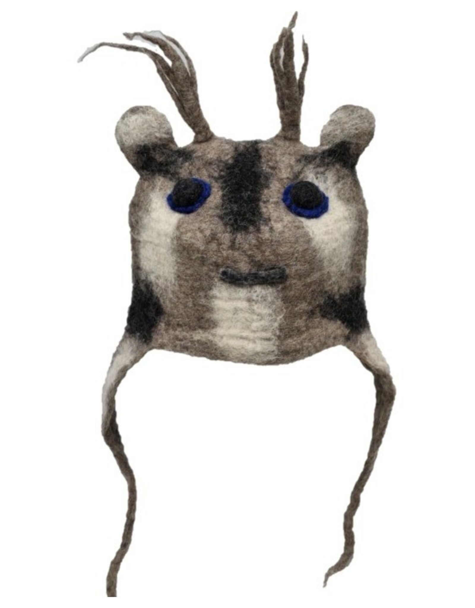 Trukado Miscellaneous - Felt Fantasy hat - Sauna cap ‘Deer’  hand-felted, 100% wool