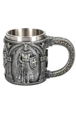 VG Drinkware - Crusader with Sword and Shield Tankard with metal insert
