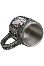 VG Drinkware - Mug with Crusader in White Armour/Red Cross