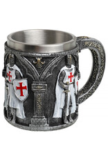 VG Drinkware - Mok met Kruisvaarder in Wit Harnas/Rood Kruis