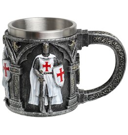 VG Mok met Kruisvaarder in Wit Harnas/Rood Kruis