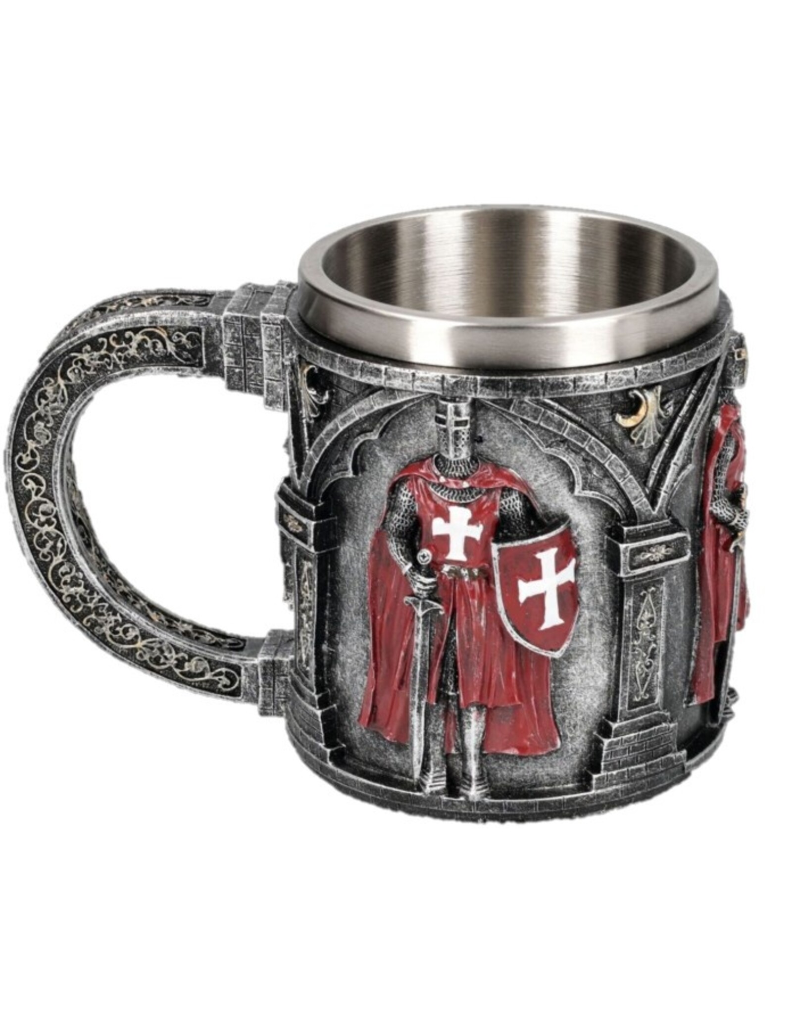 VG Drinkware - Mok met Tempelier in Rood Harnas/Wit Kruis