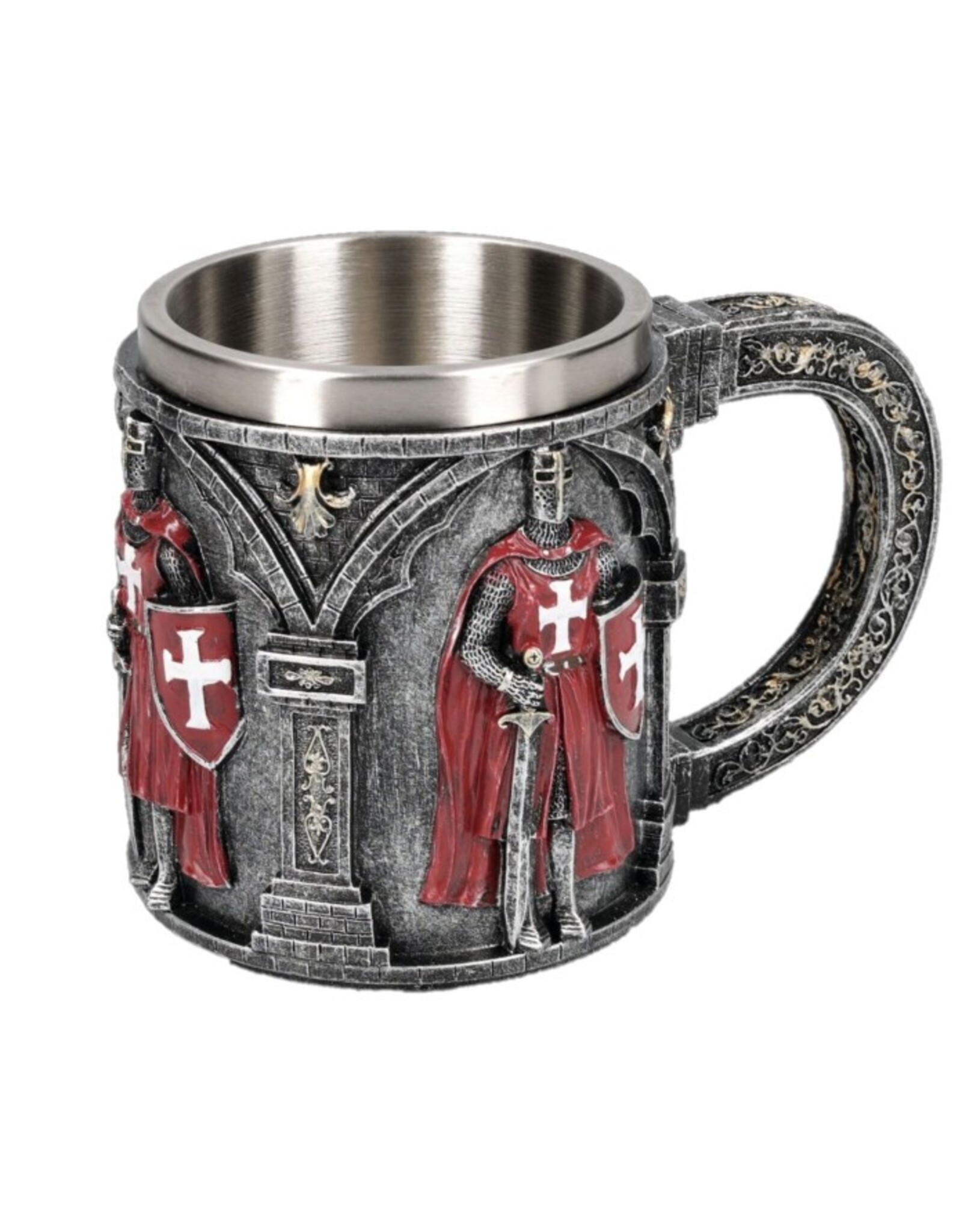 VG Drinkware - Mug with Templar in Red Armour/White Cross
