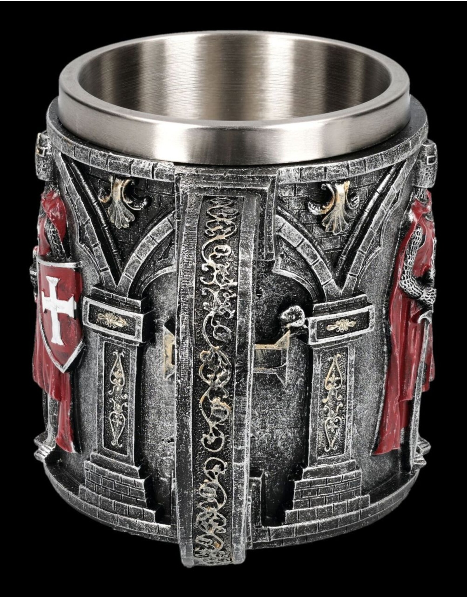 VG Drinkware - Mug with Templar in Red Armour/White Cross