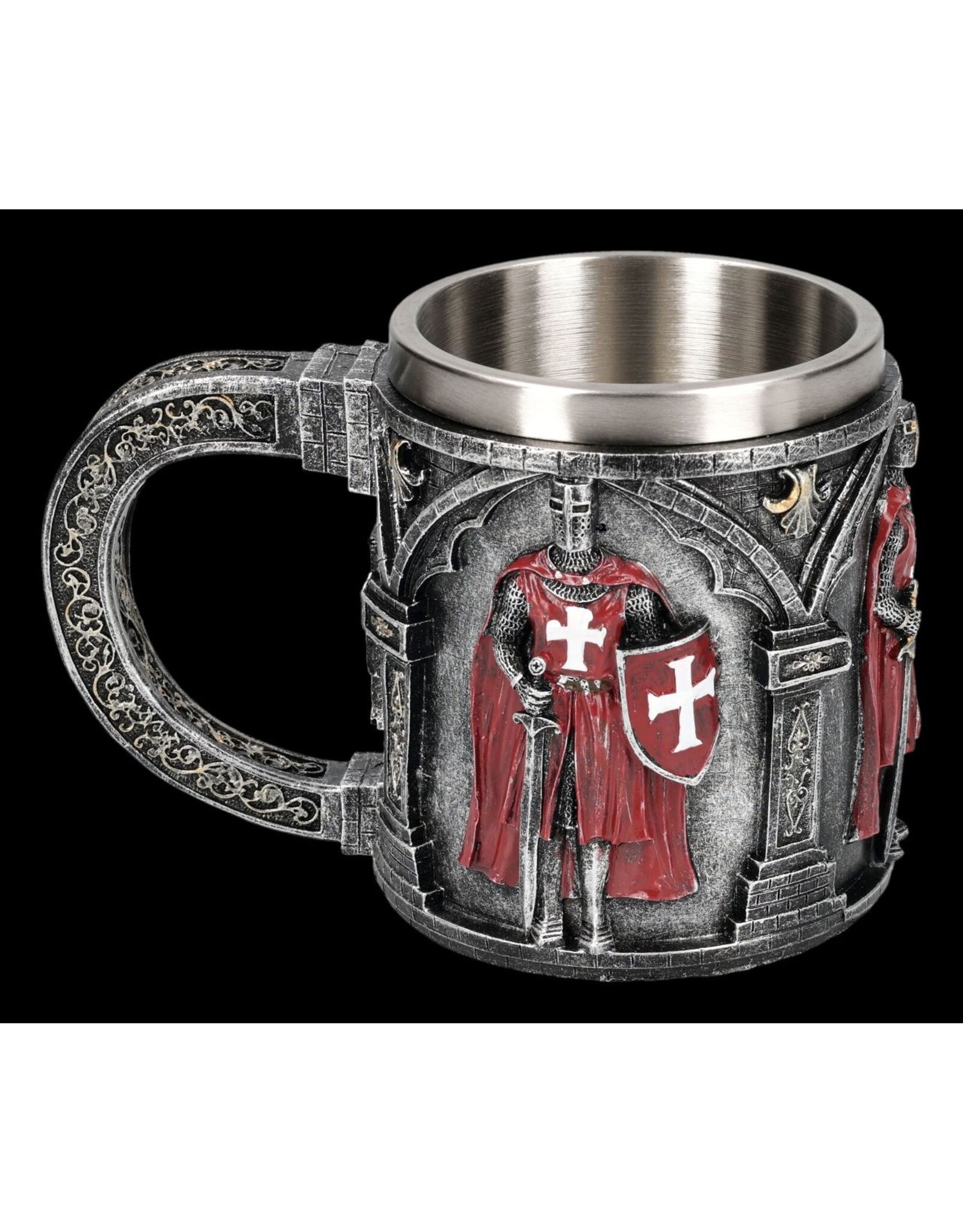 VG Drinkware - Mok met Tempelier in Rood Harnas/Wit Kruis