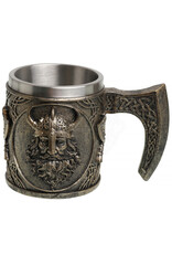 VG Drinkware - Mug with Viking Head and Crossed Axes