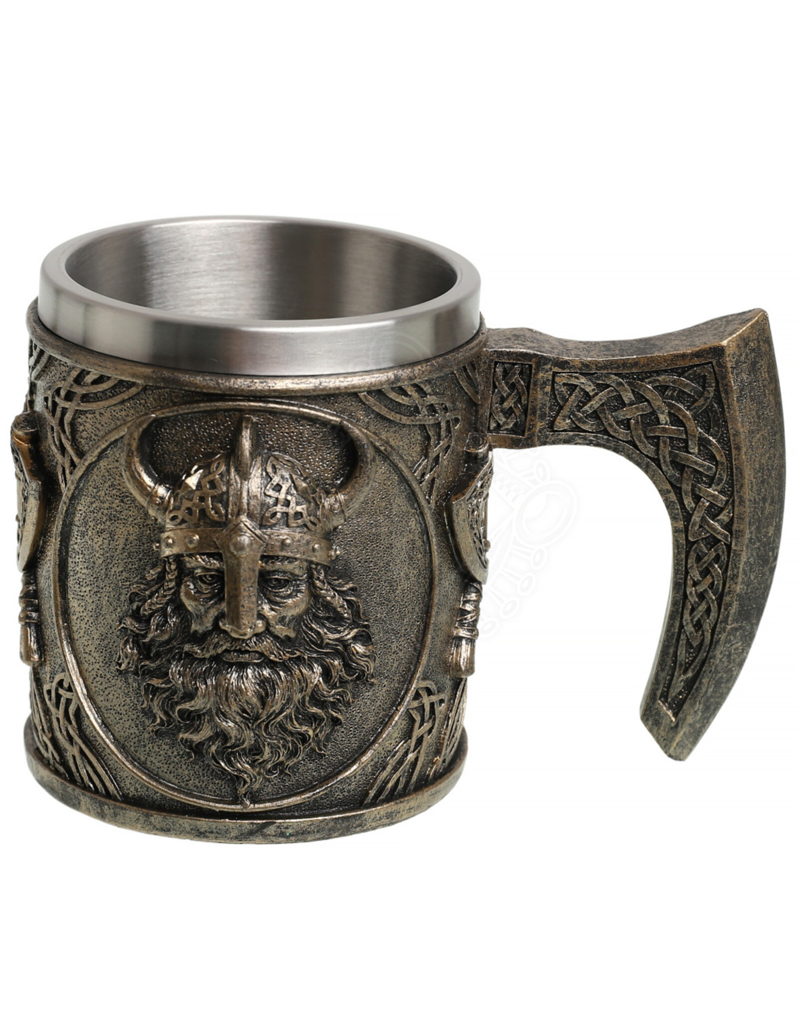 VG Drinkware - Mok met Vikinghoofd en Gekruiste Bijlen