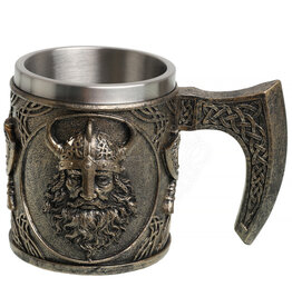 VG Mug with Viking Head and Crossed Axes