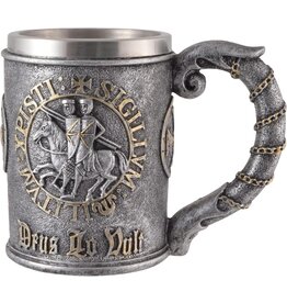 VG Kruisvaardersmok “Deus lo vult” met metalen inzetstuk