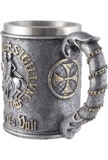 VG Drinkware - Kruisvaardersmok “Deus lo vult” met metalen inzetstuk