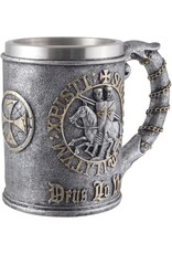 VG Drinkware - Crusader mug "Deus lo vult" with metal insert