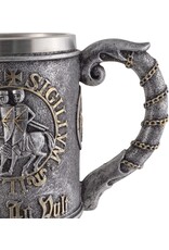 VG Drinkware - Kruisvaardersmok “Deus lo vult” met metalen inzetstuk