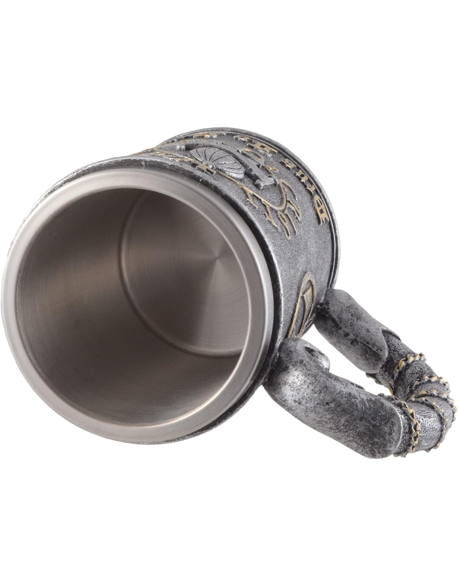 VG Drinkware - Kruisvaardersmok “Deus lo vult” met metalen inzetstuk