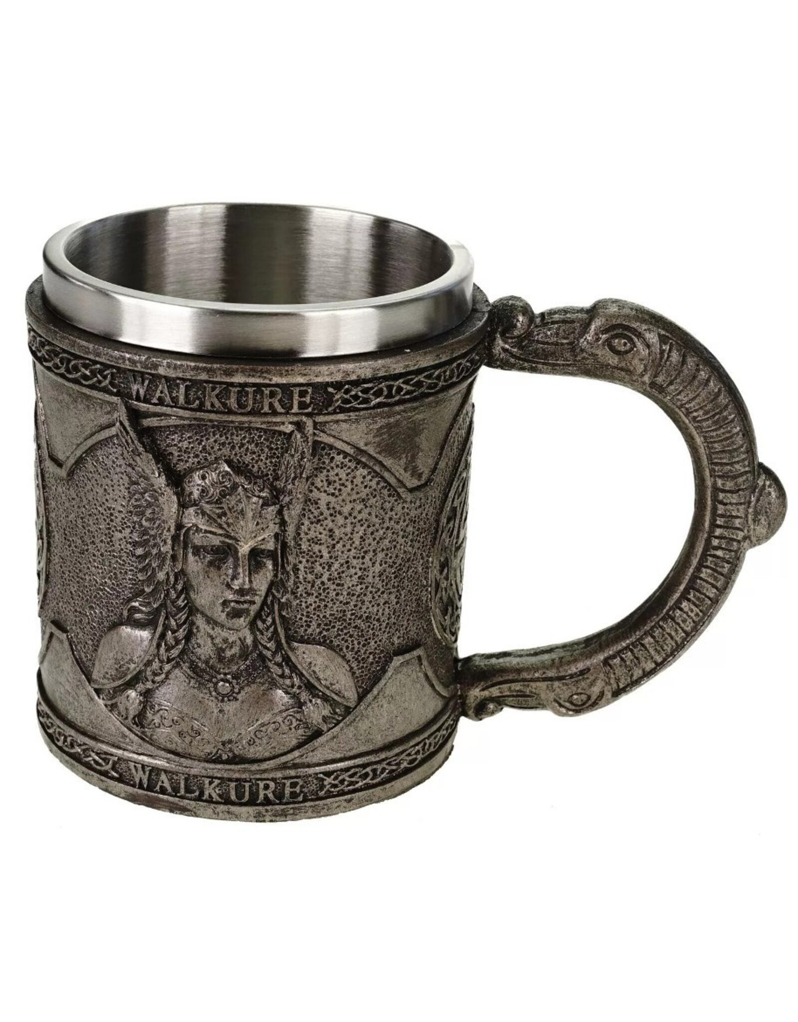 VG Drinkware - Viking mug ‘Valkyrie’ with metal insert