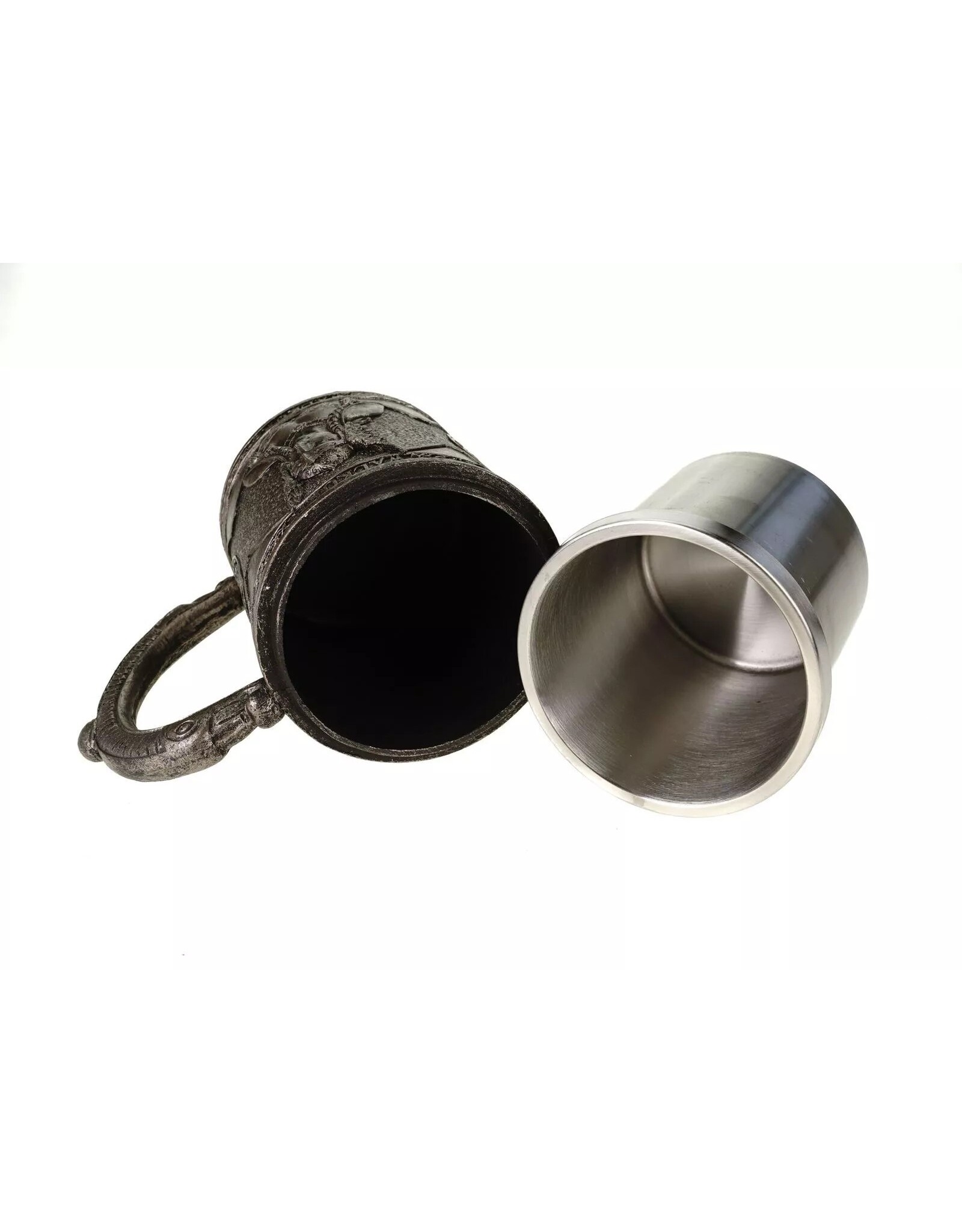 VG Drinkware - Viking-mok ‘Valkyrie’ met metalen inzetstuk