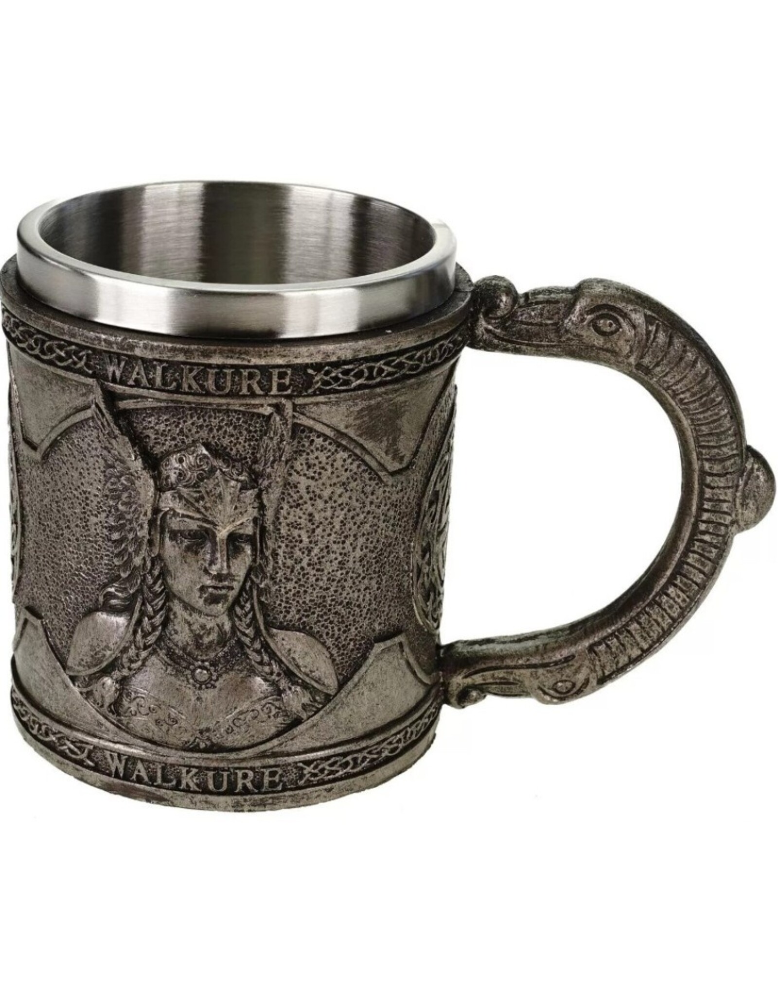 VG Drinkware - Viking mug ‘Valkyrie’ with metal insert