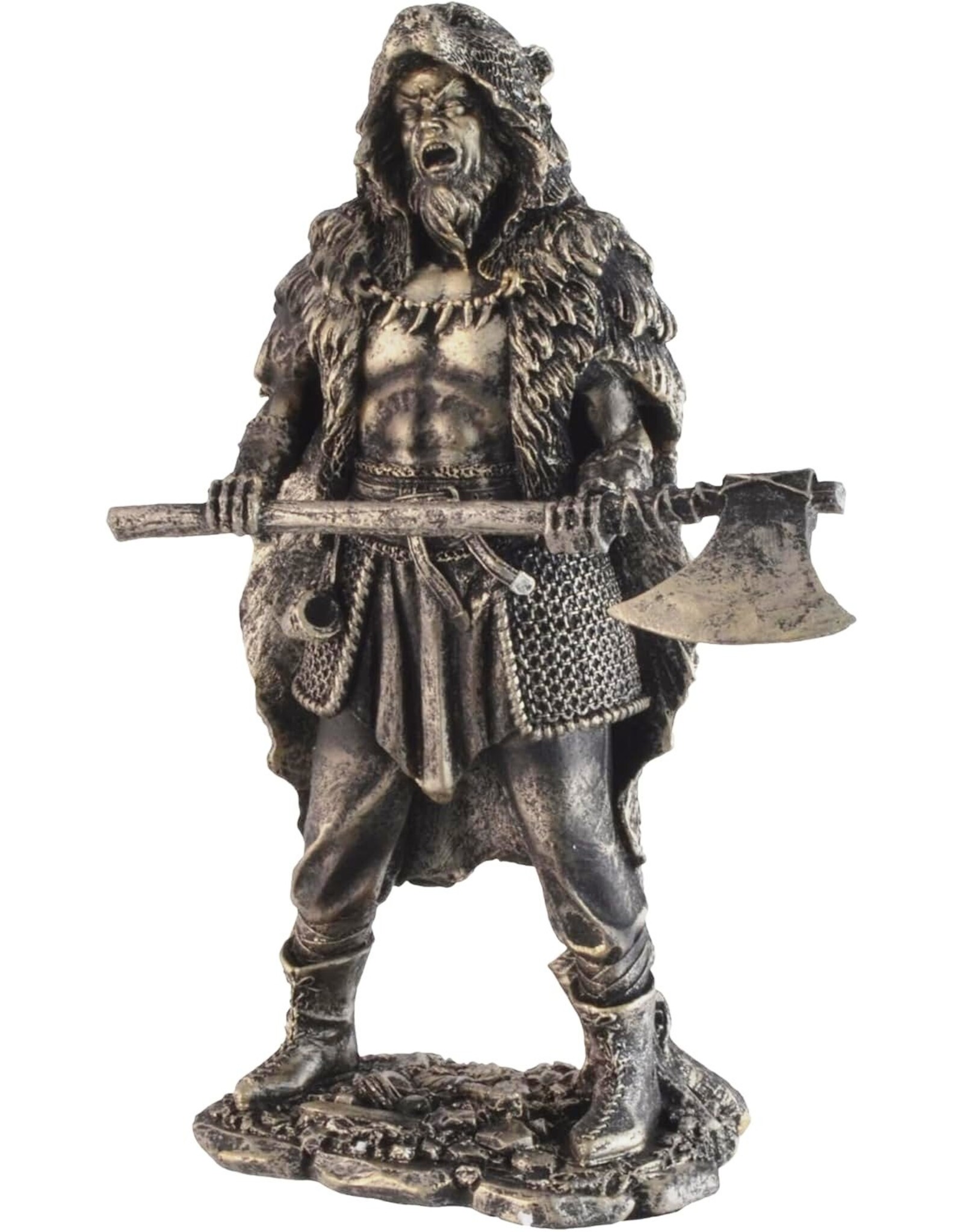 VG Giftware & Lifestyle - Viking  Berserker met Bijl beeldje 19cm