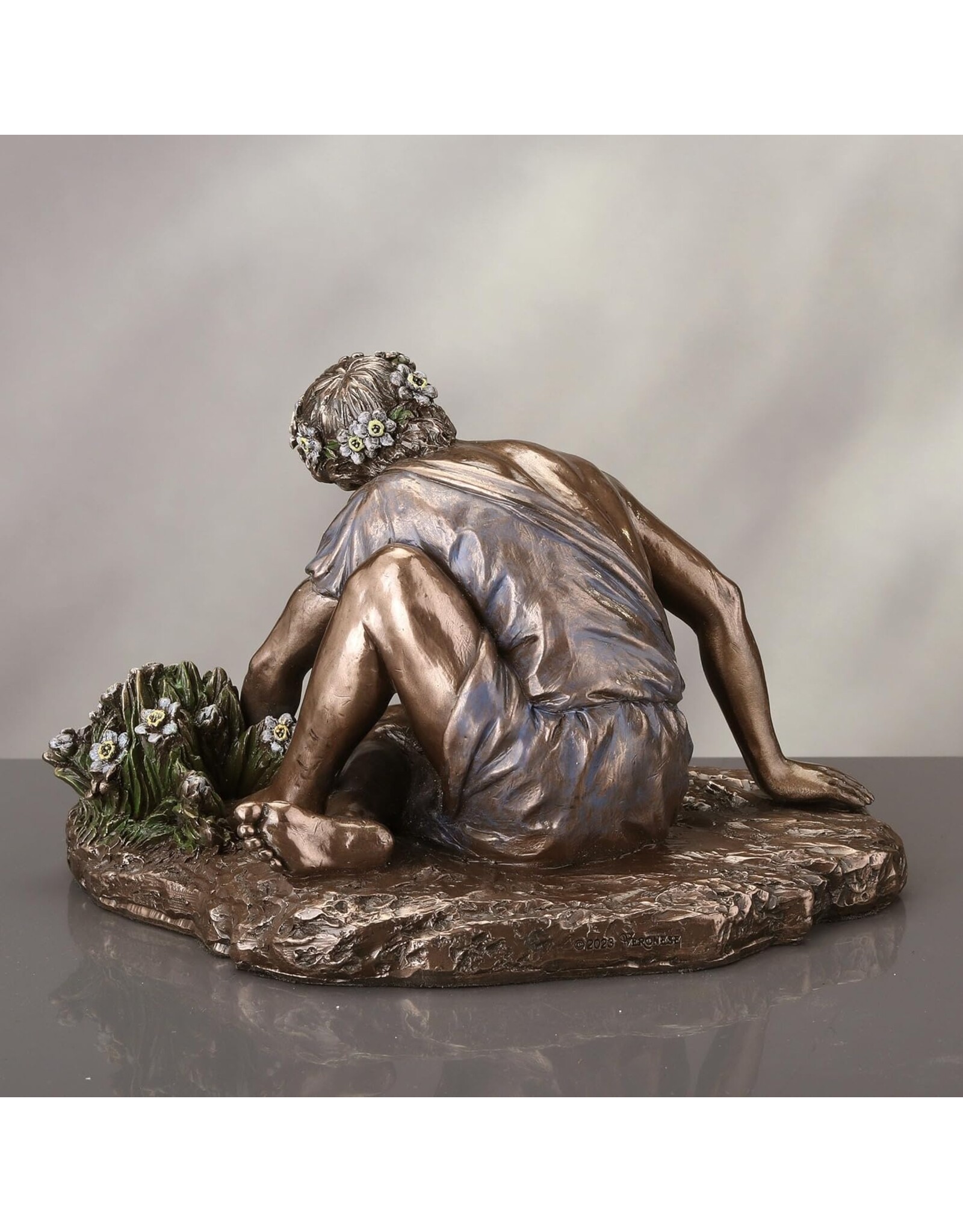Veronese Design Giftware Figurines Collectables - Narcissus and his reflection in the water Veronese Design