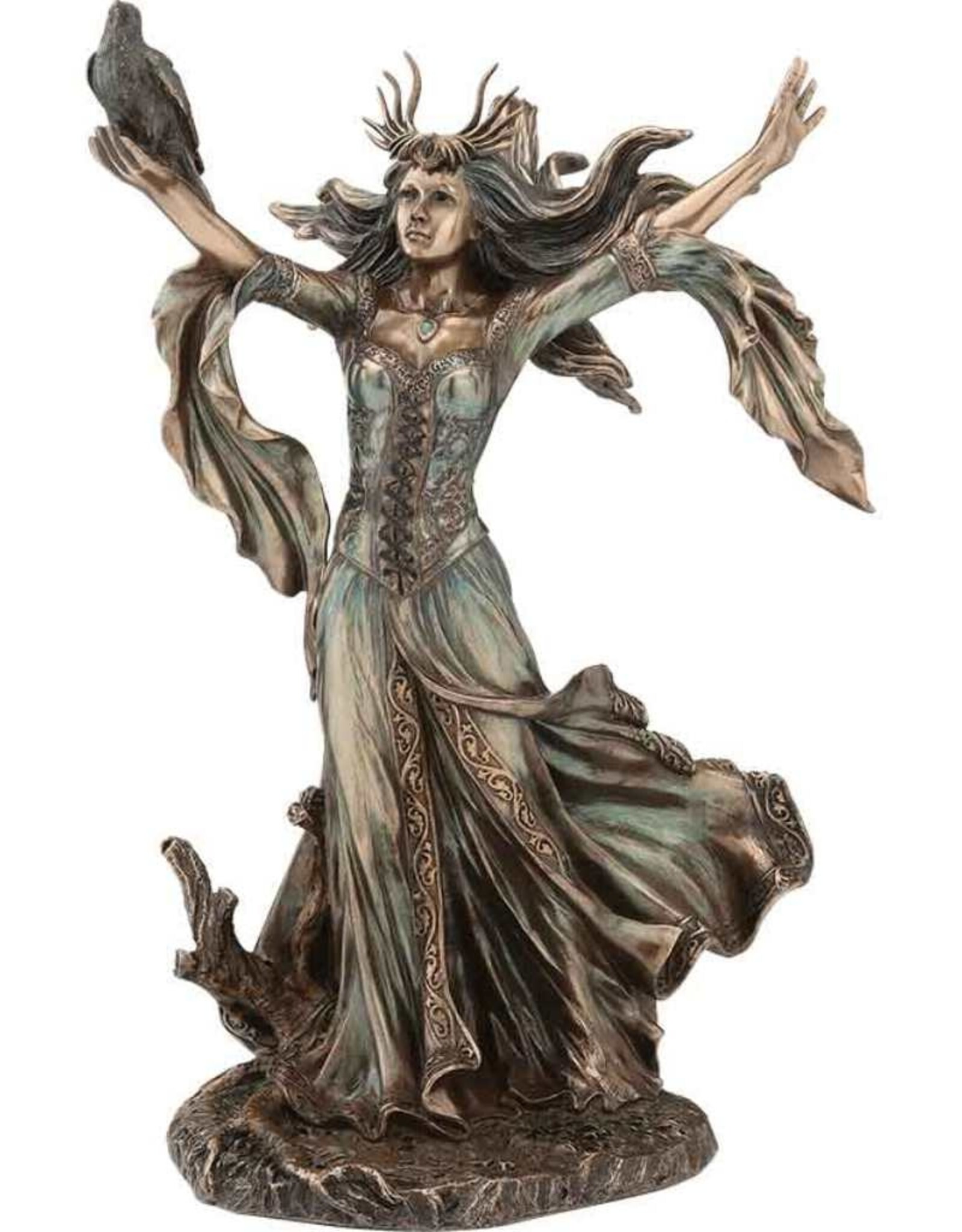 Veronese Design Giftware Beelden Collectables  - Morgana le Fay, de Tovenares, uit de Arthur-Legende
