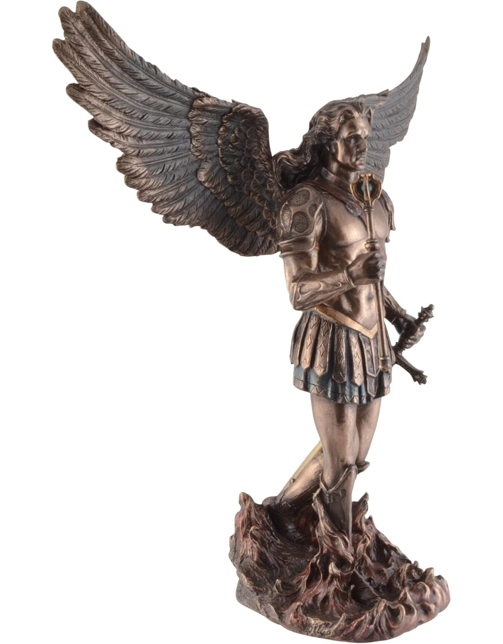 Veronese Design Giftware & Lifestyle - Archangel Saint Michael with Sceptre and Sword Veronese Design