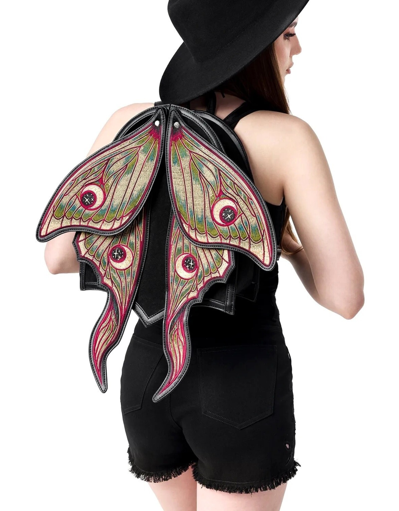 Restyle Fantasy tassen en portemonnees - Metamorphosis Rugzak Nachtvlinder met bewegende vleugels