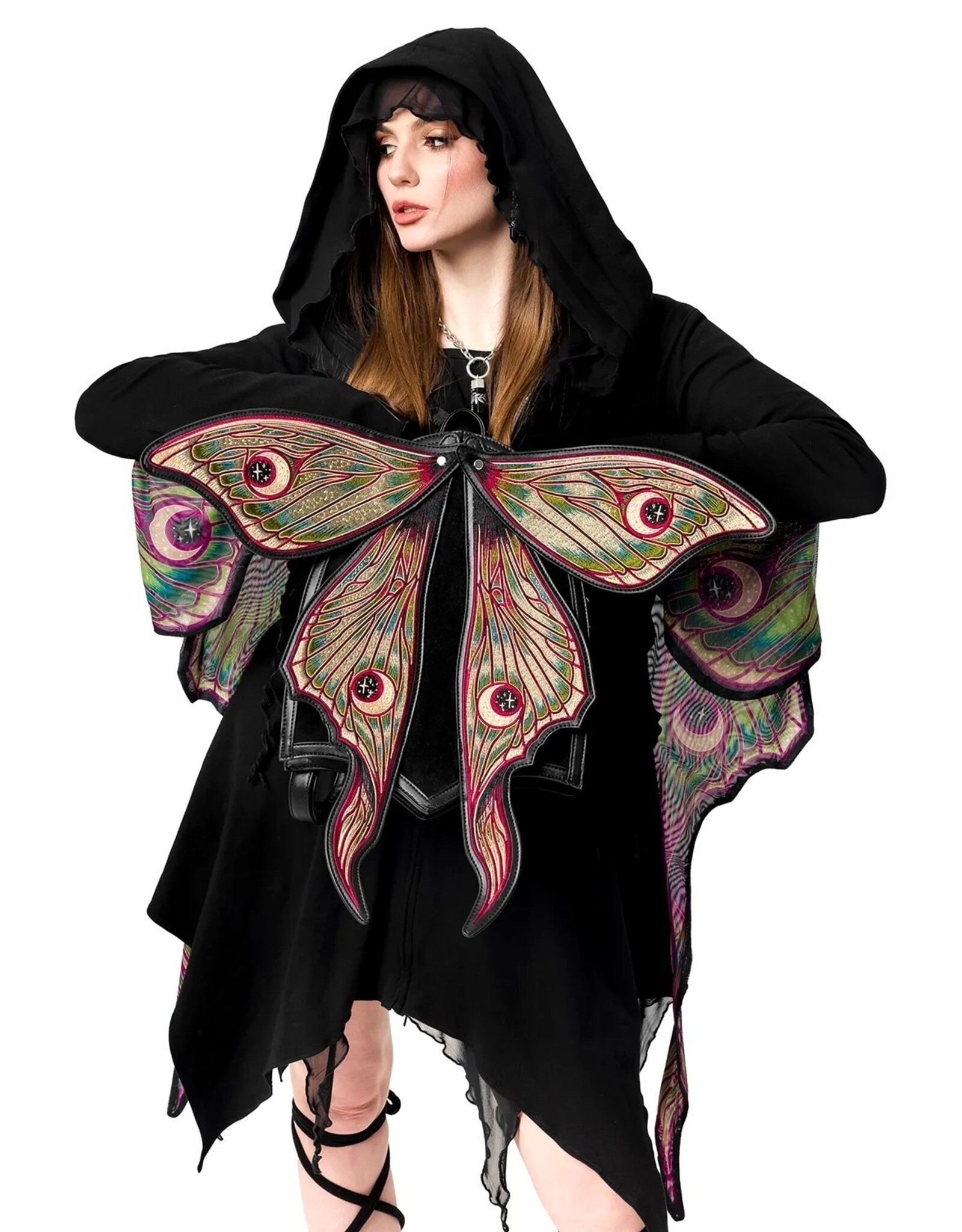 Restyle Fantasy bags and wallets - Metamorphosis Backpack Moth with movable wings