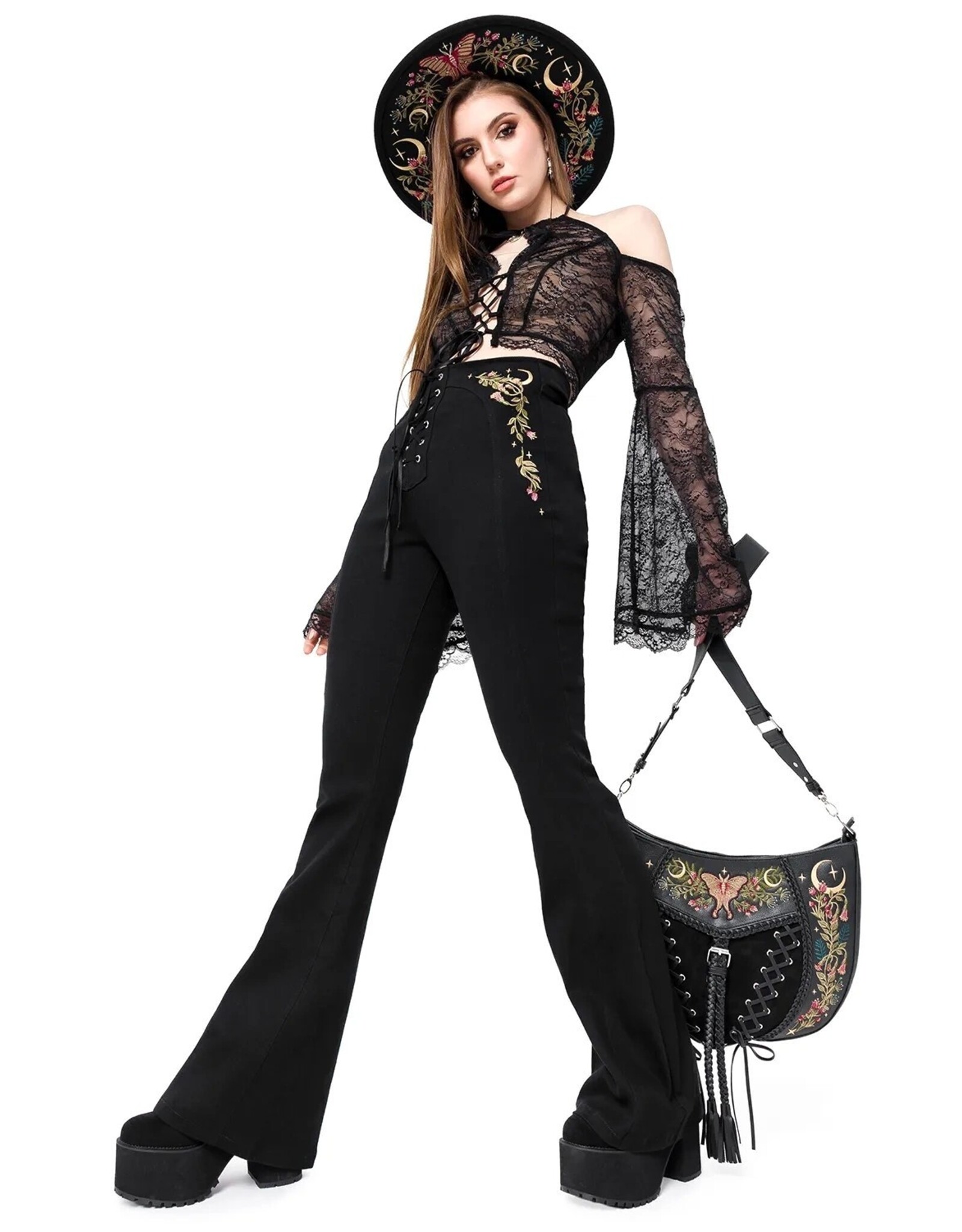 Restyle Gothic tassen Steampunk tassen - Wild Incantations Schoudertas - Restyle