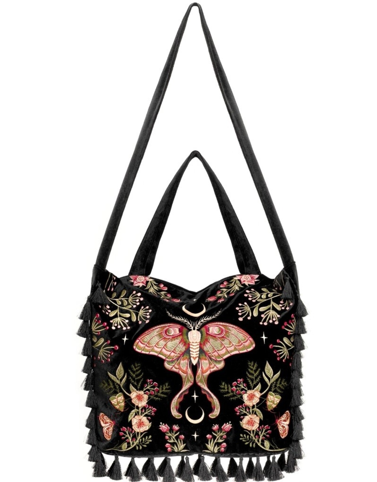 Restyle Gothic bags Steampunk bags - Wilderwood Velvet Shoulder bag/Shopper - Restyle