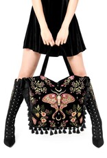 Restyle Gothic tassen Steampunk tassen - Wilderwood Fluwelen Schoudertas/Shopper - Restyle