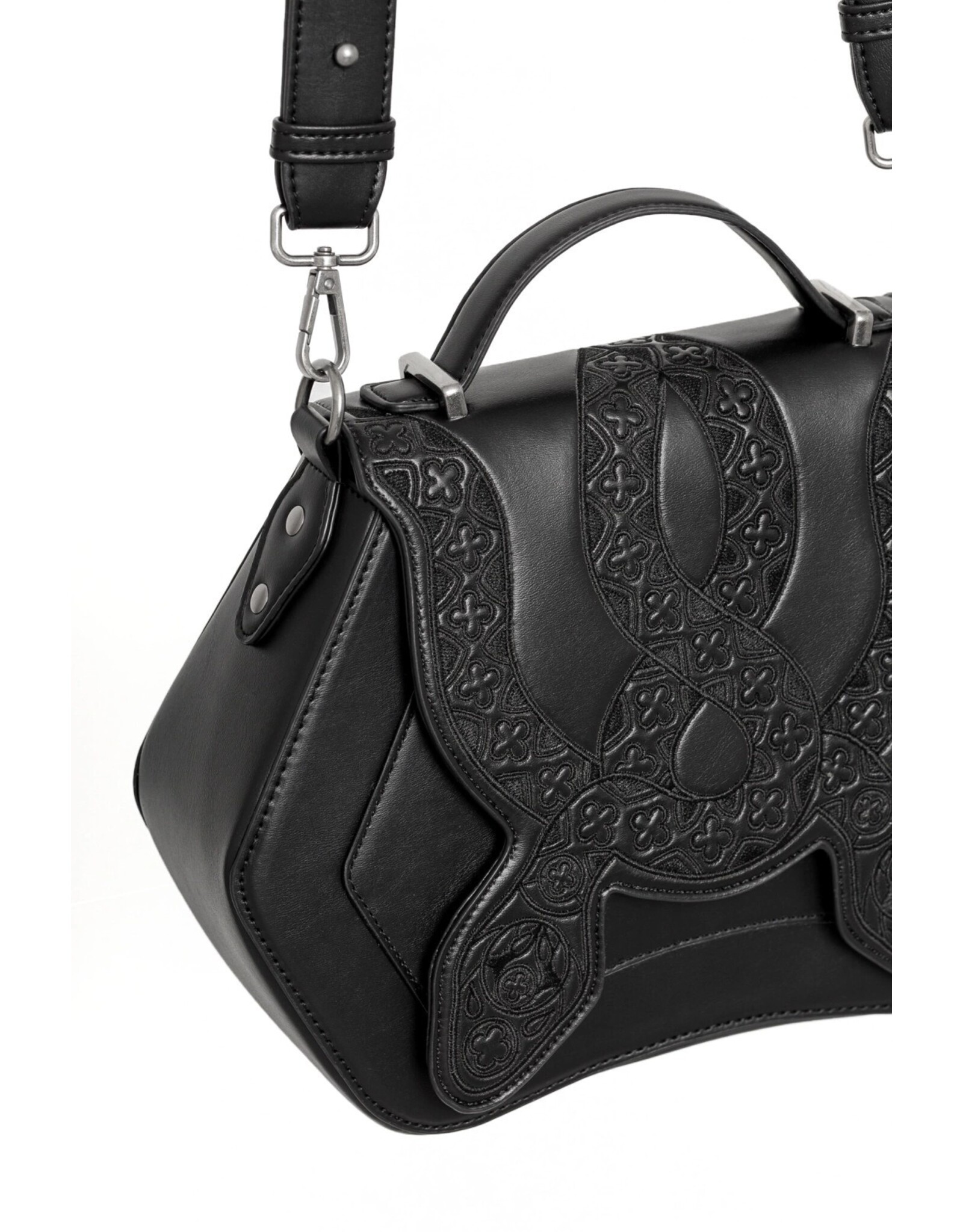 Restyle Gothic Tassen Steampunk Tassen - Cathedral Snake Gothic Schoudertas Restyle