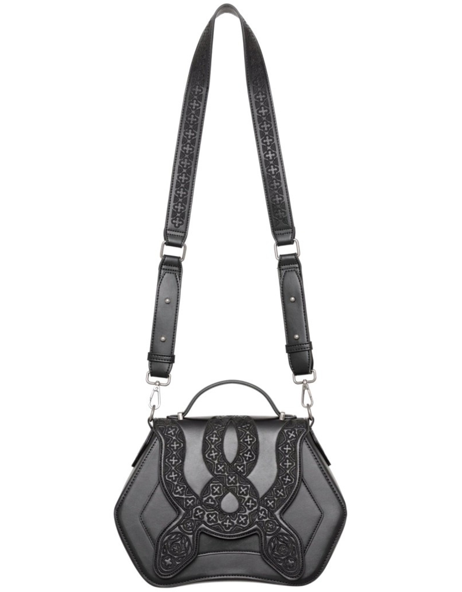 Restyle Gothic Tassen Steampunk Tassen - Cathedral Snake Gothic Schoudertas Restyle