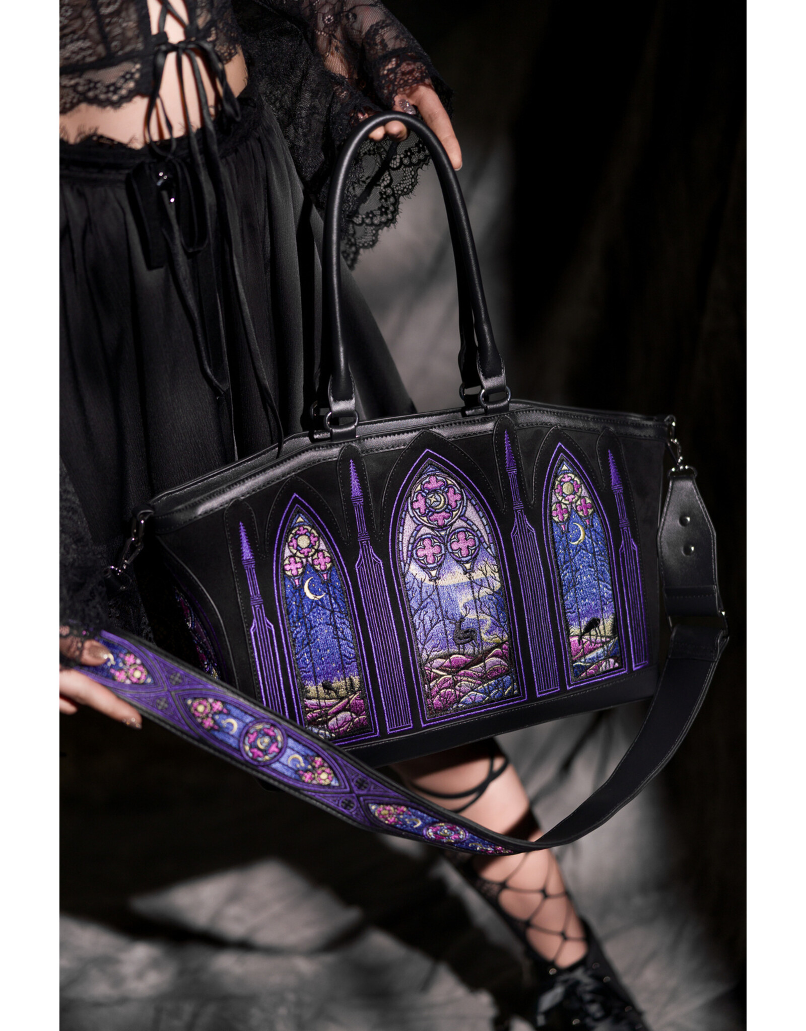 Restyle Gothic bags Steampunk bags - Northern Lights Gothic Shopper - Restyle