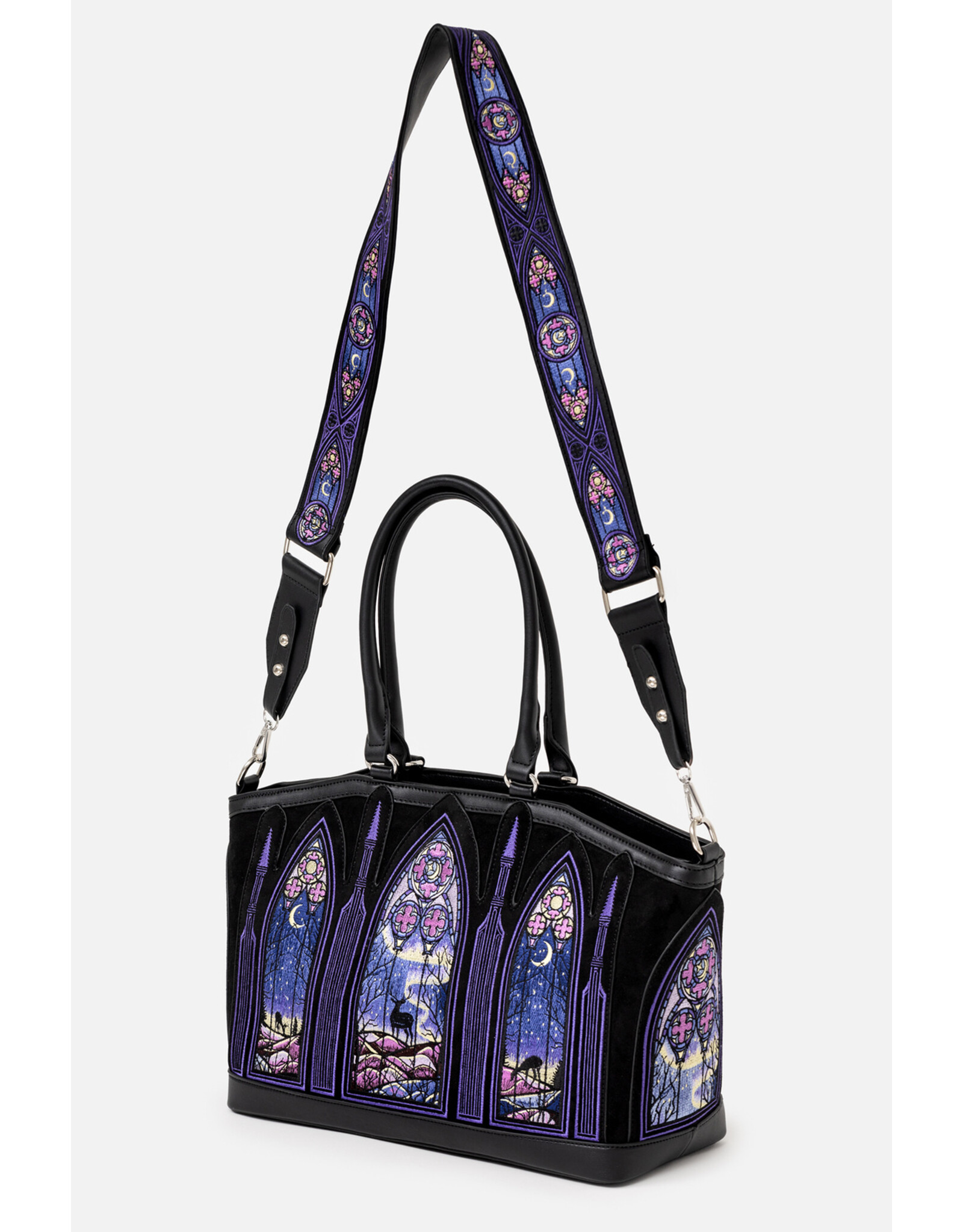 Restyle Gothic tassen Steampunk tassen - Northern Lights Gothic Shopper - Restyle