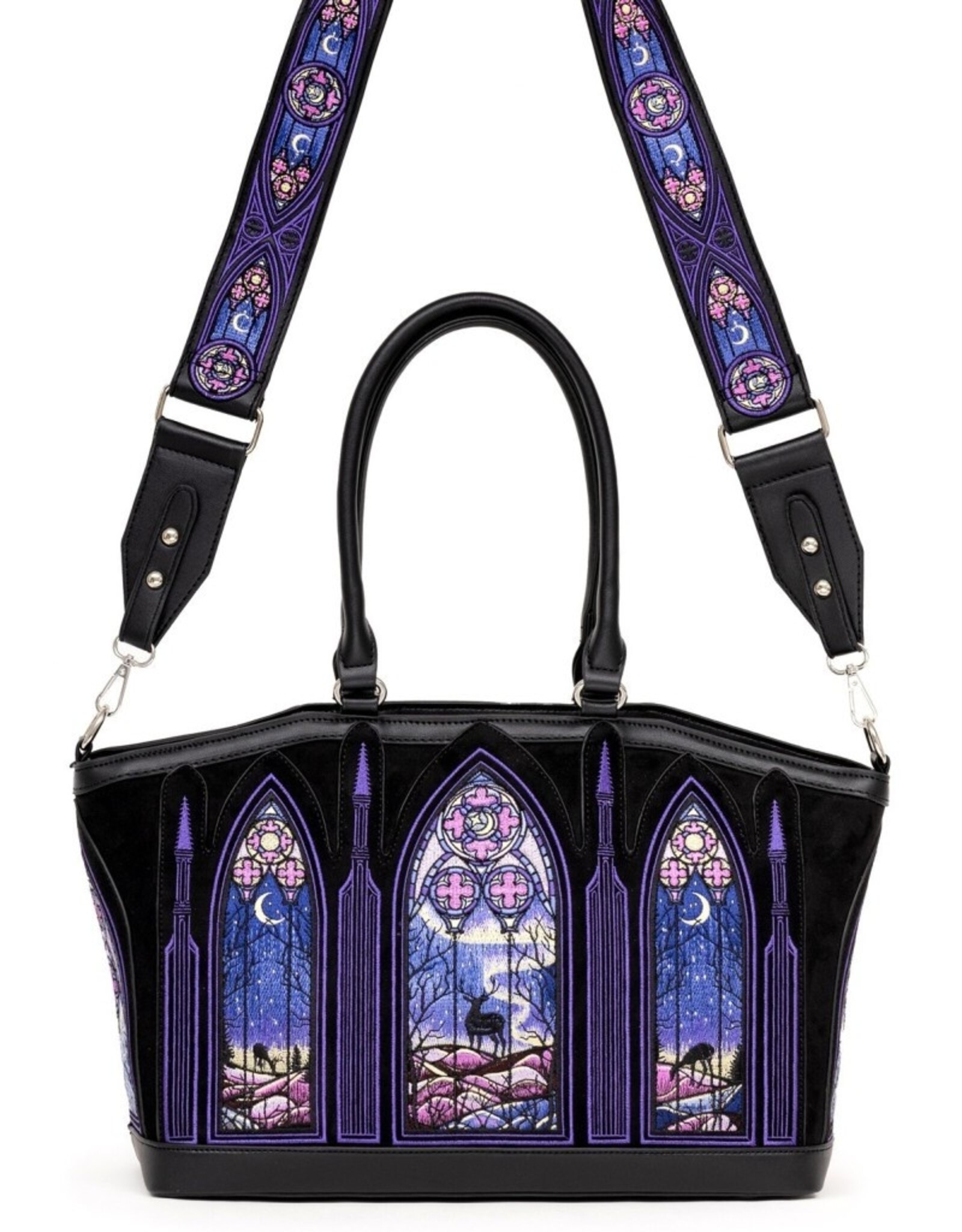 Restyle Gothic tassen Steampunk tassen - Northern Lights Gothic Shopper - Restyle