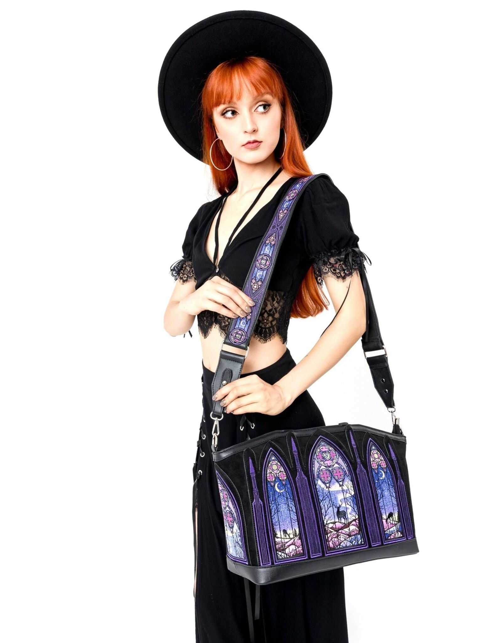 Restyle Gothic bags Steampunk bags - Northern Lights Gothic Shopper - Restyle