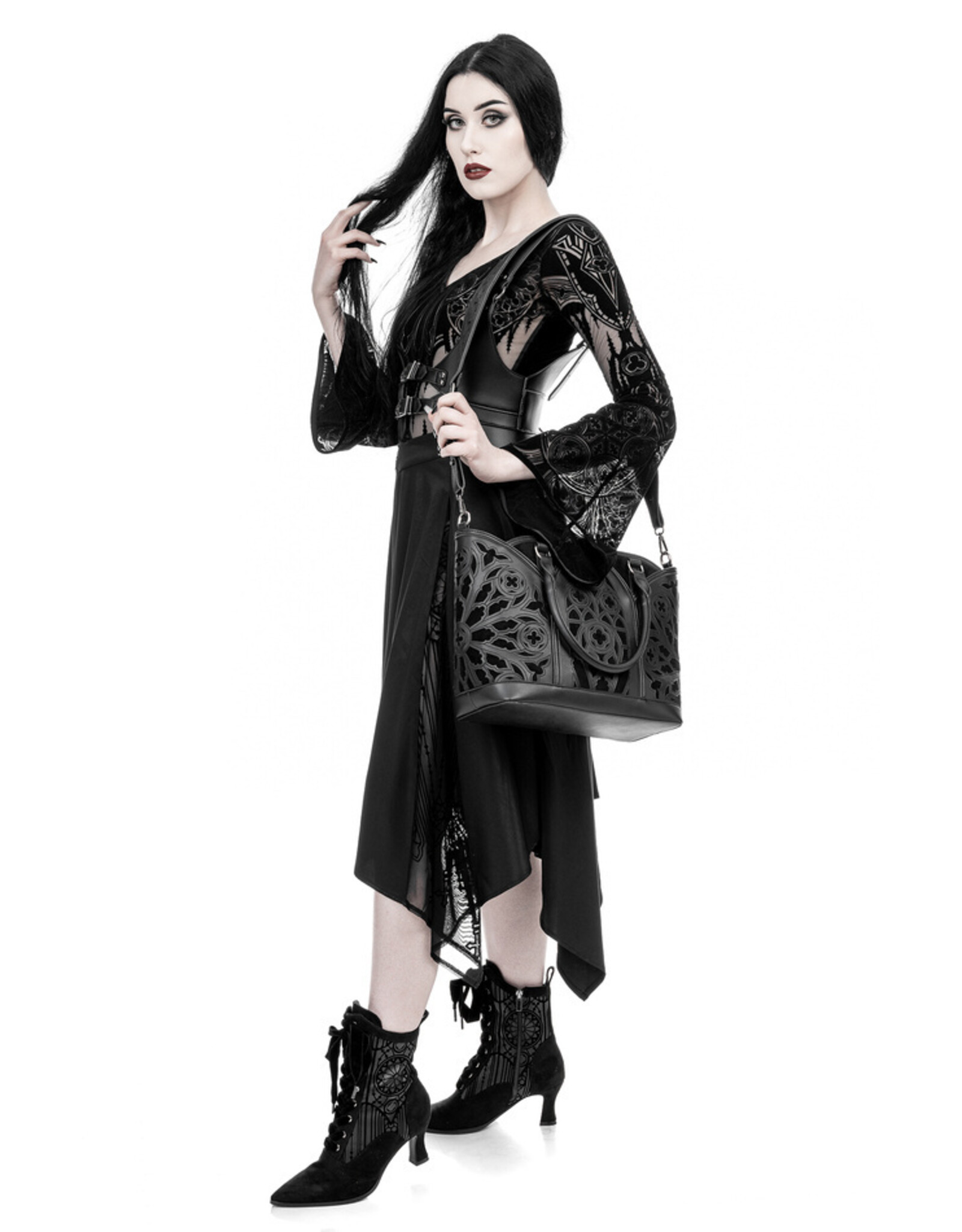 Restyle Gothic tassen Steampunk tassen - Catacombs Gothic Shopper - Restyle