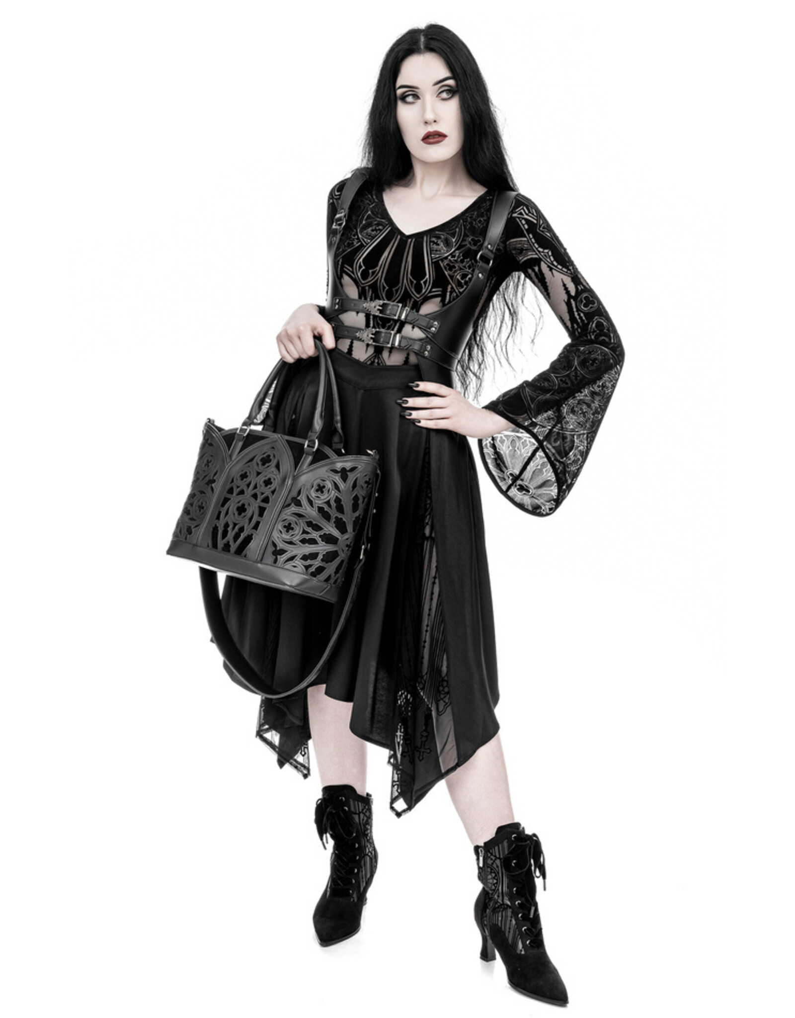 Restyle Gothic tassen Steampunk tassen - Catacombs Gothic Shopper - Restyle