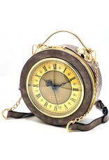 Magic Bags Fantasy bags - Clock Handbag-shoulderbag with Working Clock clay
