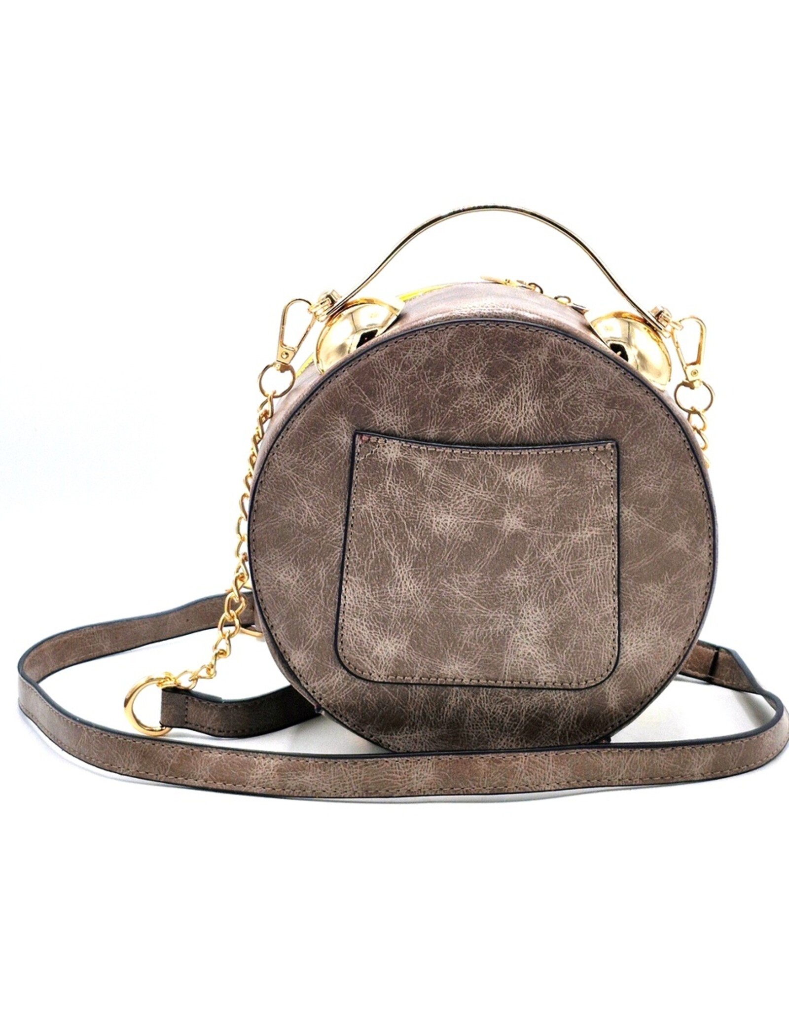 Magic Bags Fantasy tassen - Klok Handtas-schoudertas met Werkende Klok clay