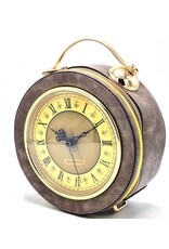 Magic Bags Fantasy bags - Clock Handbag-shoulderbag with Working Clock clay
