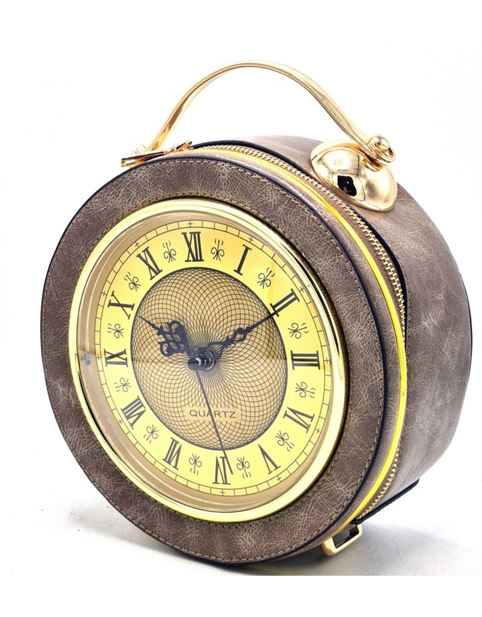 Magic Bags Fantasy tassen - Klok Handtas-schoudertas met Werkende Klok clay