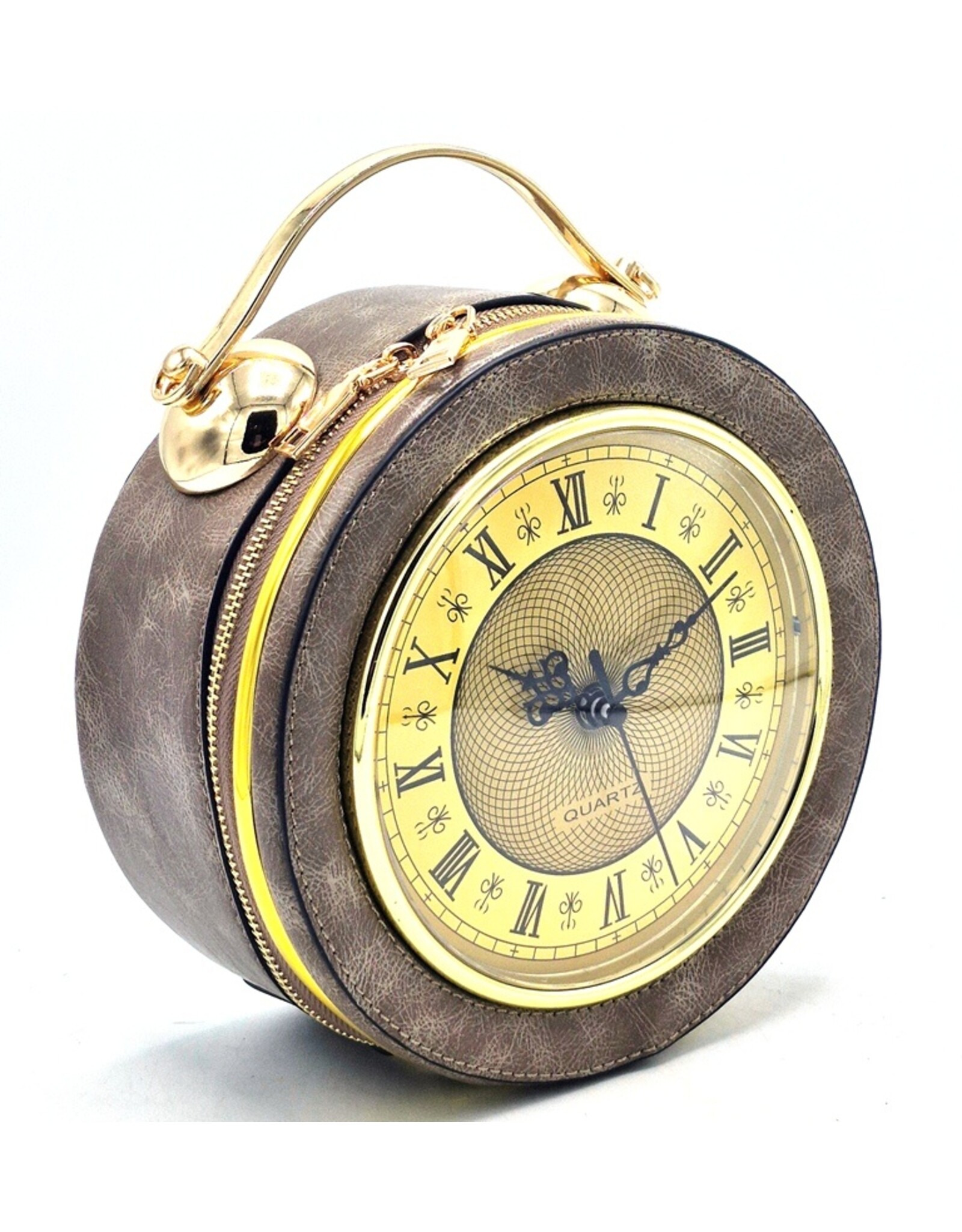 Magic Bags Fantasy tassen - Klok Handtas-schoudertas met Werkende Klok clay