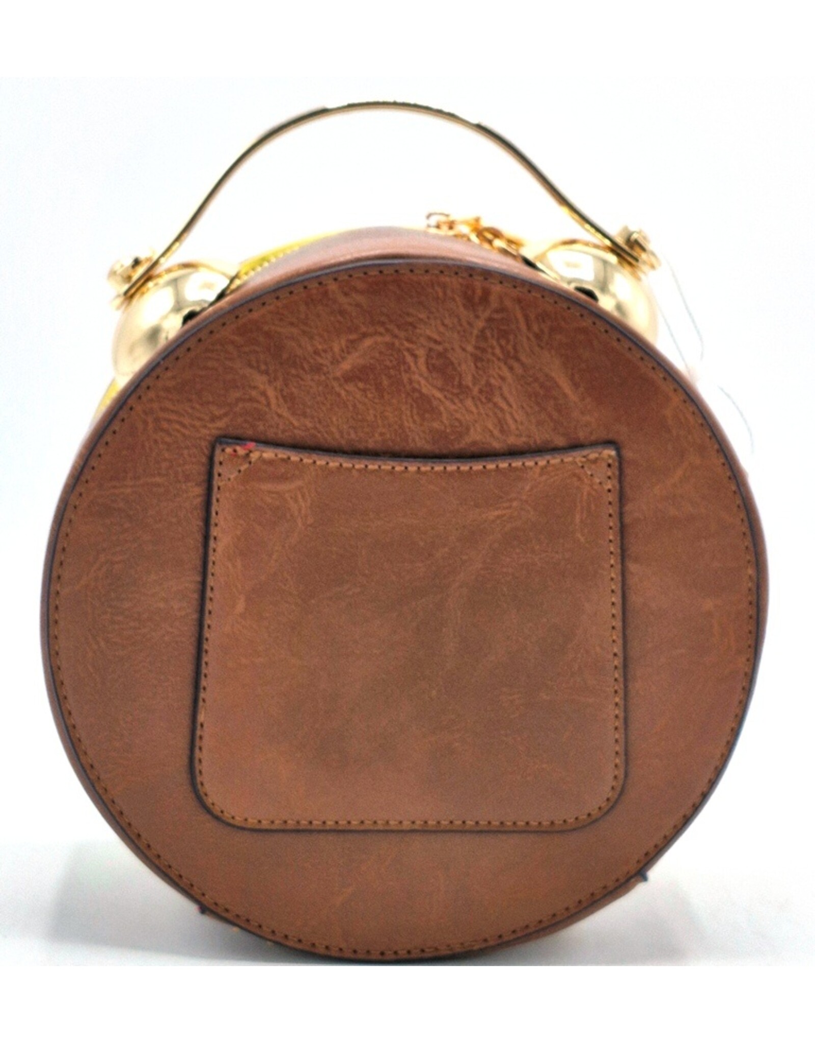 Magic Bags Fantasy tassen - Klok Handtas-schoudertas met Werkende Klok Bruin
