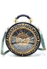 Magic Bags Fantasy bags - Clock bag with Working Clock Vintage Green large