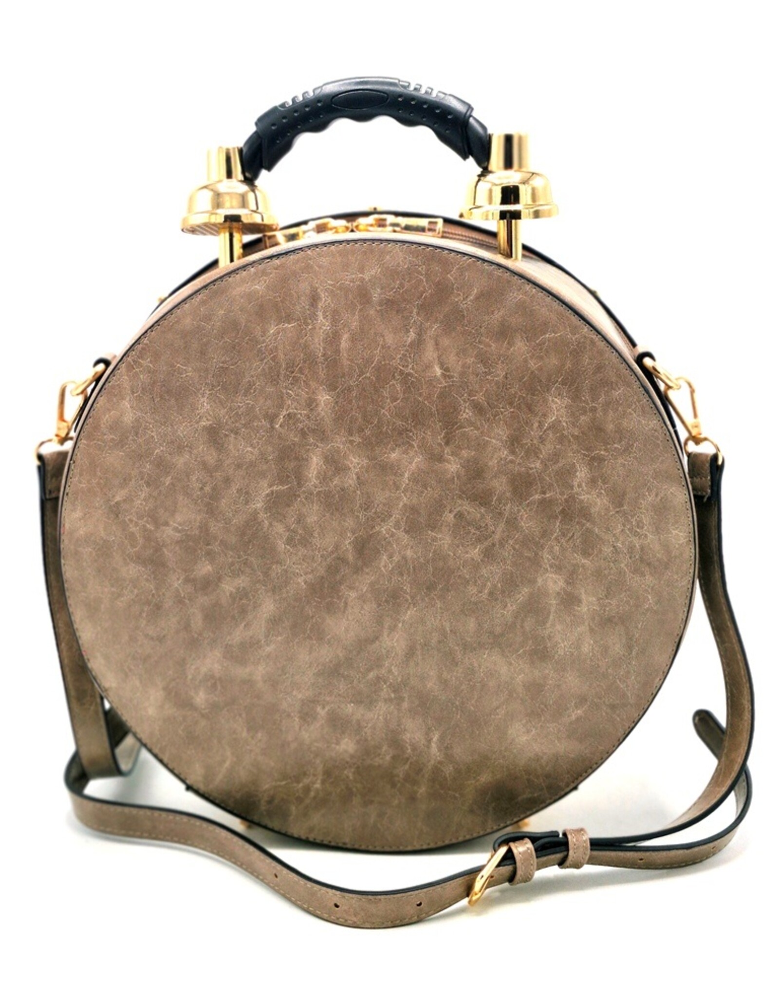 Magic Bags Fantasy bags - Clock bag with Working Clock Vintage Taupe (large)